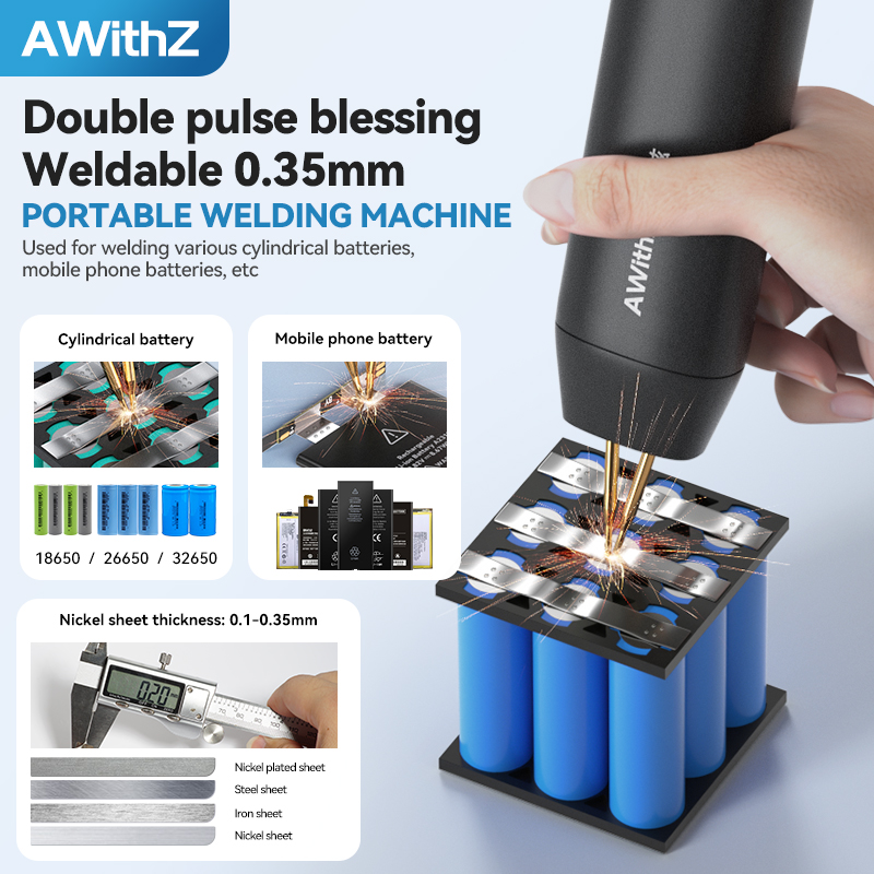 Spot Welder 18650 Battery Pack - Awithz Saldatore a punti portatile per