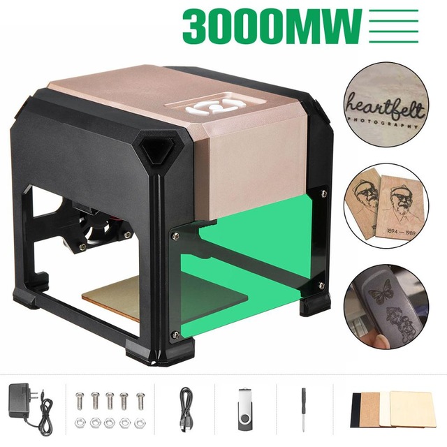 Mini USB 3000MW Macchina per i - Mini Laser Engraver Cnc Router recensione e prezzo