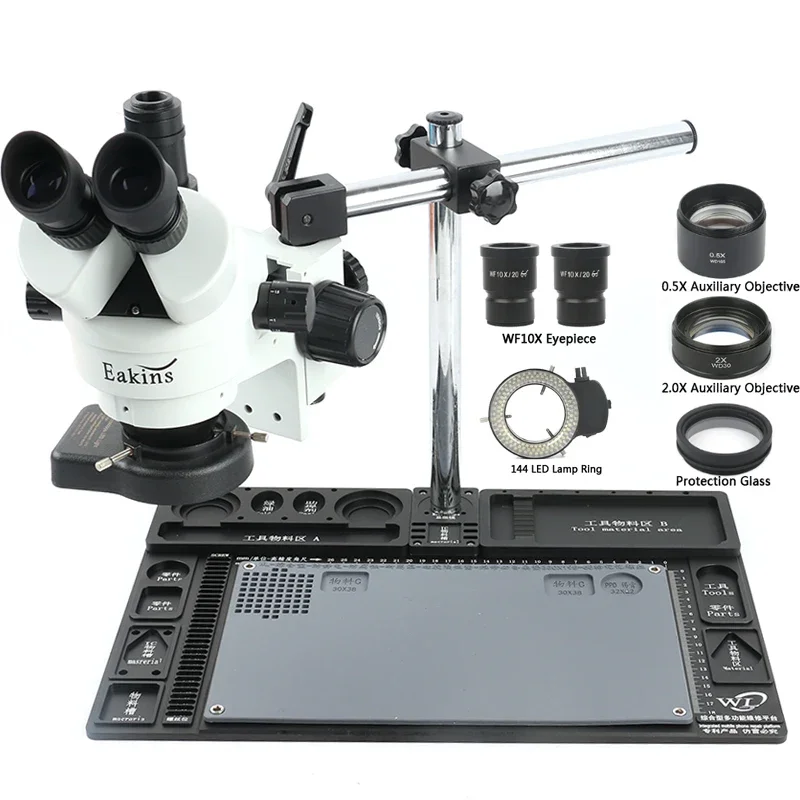 Microscopio stereo multifunzio - Stereo Trinocular Microscope Pcb recensione e prezzo