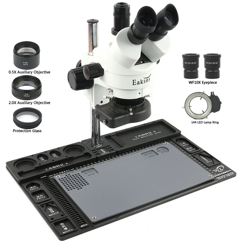 Microscopio stereo multifunzio - Stereo Trinocular Microscope Pcb recensione e prezzo