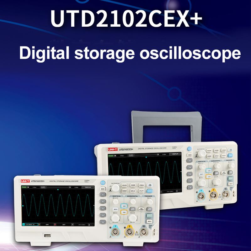 UNI-T UTD2102CEX+ Oscilloscopi - Digital Storage Oscilloscope 100Mhz recensione e prezzo