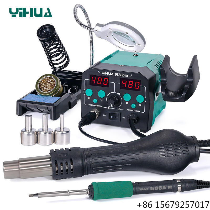 YIHUA 938BD-III 775W Stazione  - Hot Air Rework Station T12 recensione e prezzo
