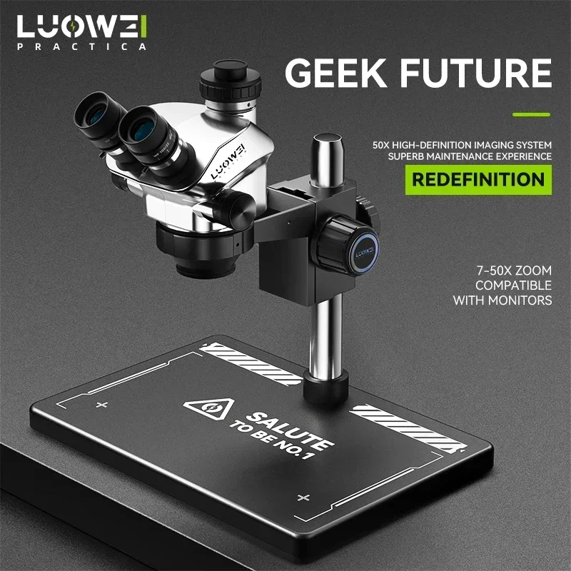 LUOWEI TR02-B3TV Microscopio s - Stereo Trinocular Microscope Pcb recensione e prezzo